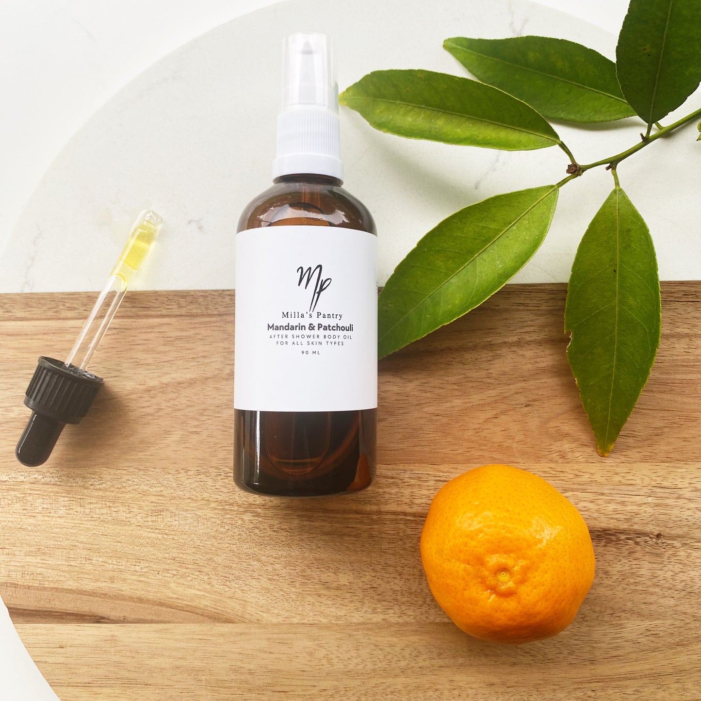 Mandarin & Patchouli Body Oil {90ml}